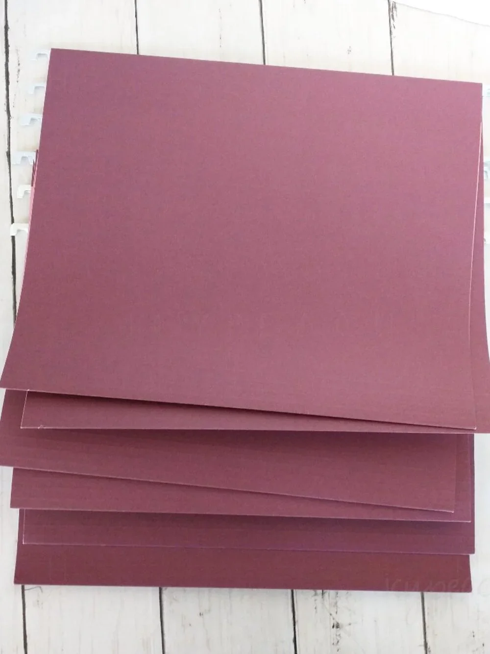 Hanging File Folders Color Coordinated 6 Pack Letter Size Office Supply Organize